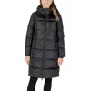 Armani Exchange Black Polyamide Coat In Black