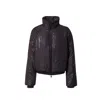Shop Armani Exchange Black Polyester Jackets & Women's Coat
