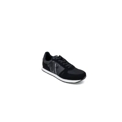 Armani Exchange Black Polyester Men's Sneaker