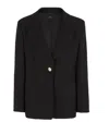 Armani Exchange Black Single Breasted Jacket In Black