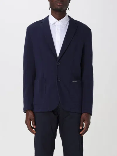 Armani Exchange Blazer  Men In Blue