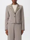 Armani Exchange Blazer  Woman Color Beige In Gray