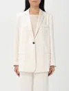 Armani Exchange Blazer  Woman Color Yellow Cream In Yellow Cream