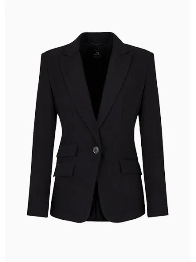 Armani Exchange Blazer In Black