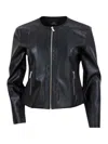 Armani Exchange Black Polyester Jackets & Coat In Black