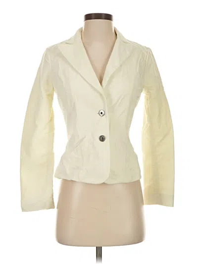 Pre-owned Armani Exchange Blazer Jacket In White