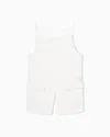 Armani Exchange Flap-pocket Open-back Top In White