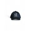 Armani Exchange Black Cotton Hats & Cap