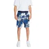Armani Exchange Blue Cotton Short In Blue