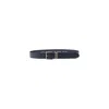 Armani Exchange Blue Leather Belt In Blue