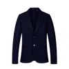 Armani Exchange Blue Viscose Blazer
