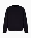 Armani Exchange Bonded Cotton Crewneck Sweatshirt