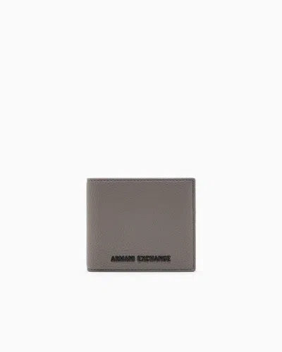 Armani Exchange Book Wallet In Gray