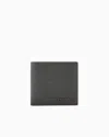 Armani Exchange Book Wallet In Resistant Material In Grey