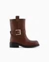 Armani Exchange Booties In Brown