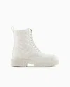Armani Exchange Booties In White