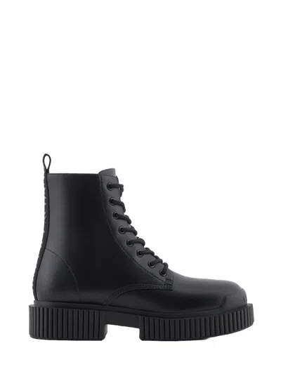 Armani Exchange Boots Black