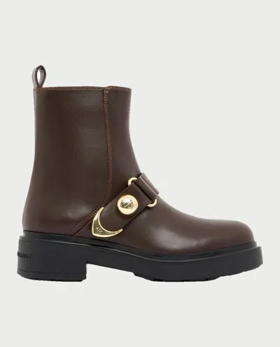 Armani Exchange Boots In Brown