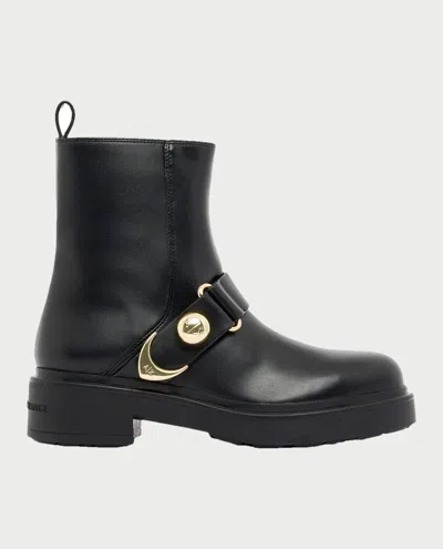 Armani Exchange Boots In Black