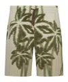 Armani Exchange Botanical-print Bermuda Shorts