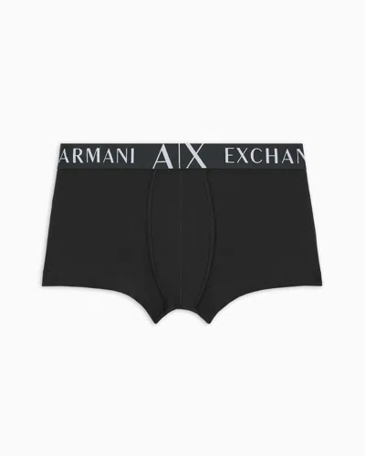Armani Exchange Boxershorts Aus Stretchstoff In Grün