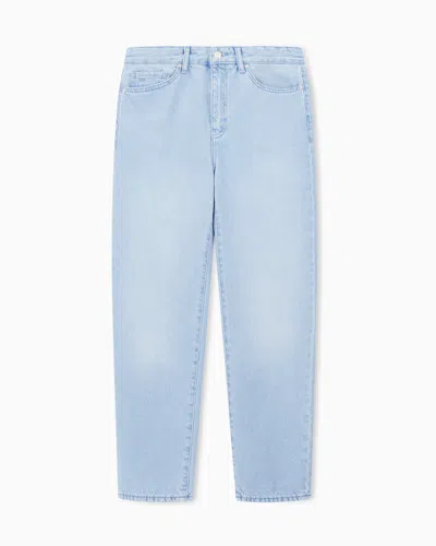 Armani Exchange Boyfriend Jeans In Blue