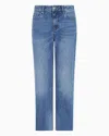Armani Exchange Boyfriend Jeans In Blue