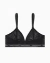 Armani Exchange Bralette Bra In Black