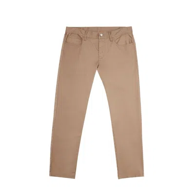 Armani Exchange Brown Cotton Men's Pant