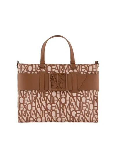 Armani Exchange Brown Handbag