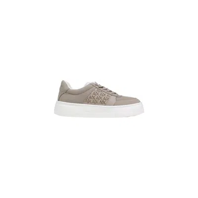 Armani Exchange Brown Polyamide Athletic Sneakers In Multi