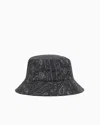 Armani Exchange Bucket Hat With Logo In Black
