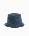 Armani Exchange Bucket Hats In Blue