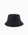 Armani Exchange Bucket Hats In Navy Blue