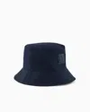 Armani Exchange Bucket Hats In Navy Blue