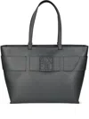 Armani Exchange Buckle-detail Tote Bag In Pattern