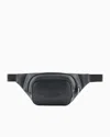 Armani Exchange Bum Bag With Embossed Logo And Two Pockets In Black