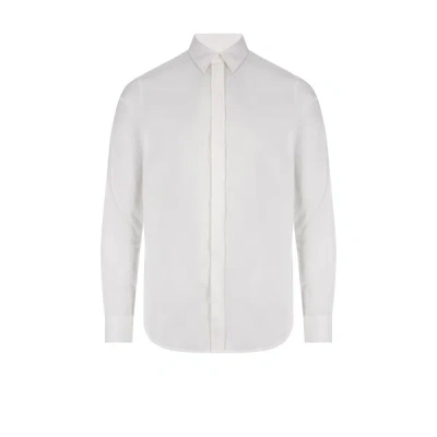 Armani Exchange Long Sleeve Shirt White Cotton