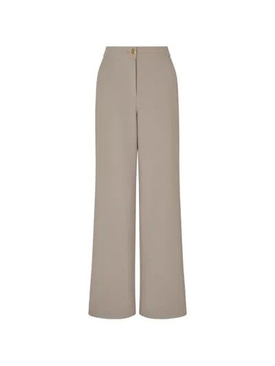 Armani Exchange Button-fastening Trousers In Neutral