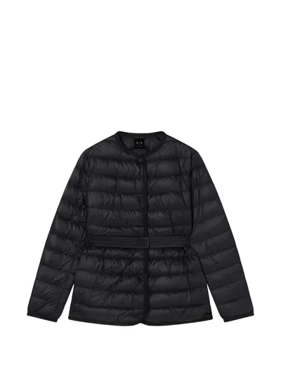 Armani Exchange Button-up Jacket In Black