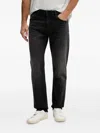 Armani Exchange Buttoned Jeans In Black