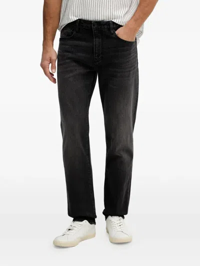 Armani Exchange Buttoned Jeans In Black