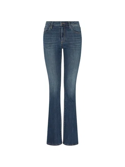Armani Exchange Buttoned Jeans In Blue