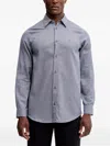 Armani Exchange Buttoned Shirt In Blue