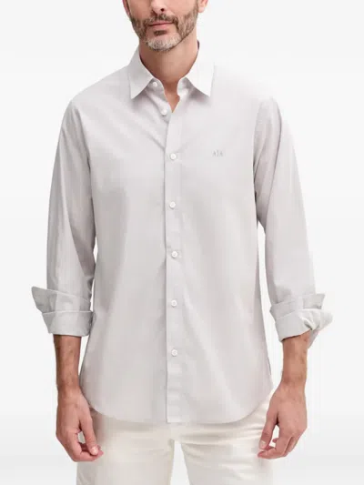 Armani Exchange Buttoned Shirt In Gold