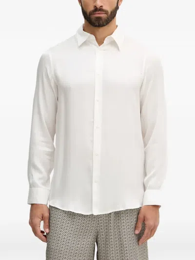 Armani Exchange Buttoned Shirt In White
