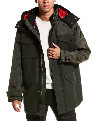 ARMANI EXCHANGE ARMANI EXCHANGE CABAN WOOL-BLEND COAT