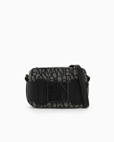 Armani Exchange Official Store Crossbody Bags In Black