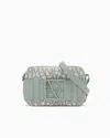 Armani Exchange Camera Case Bag With Contrasting Detail In Green