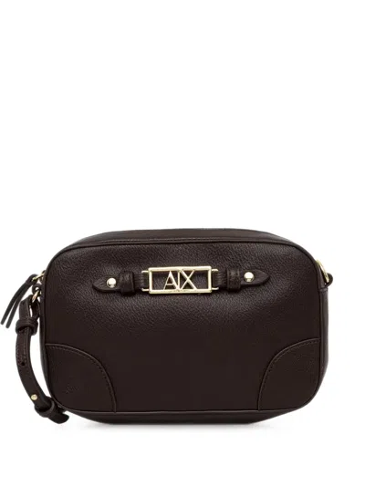 Armani Exchange Camera Logo-plaque Cross Body Bag In Pattern
